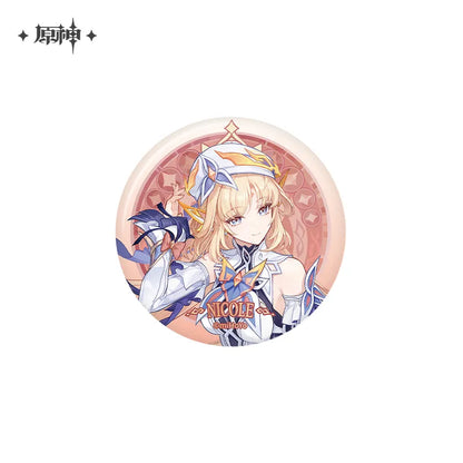 Genshin Impact The Noise and Silence in the Heart Series Badge & Stand Nicole