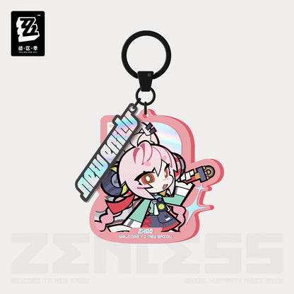 Zenless Zone Zero New Eridu Series Krampus Chibi Acrylic Keychain