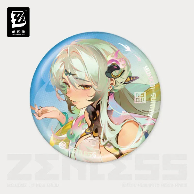 Zenless Zone Zero Concerto Channel Series Clouds and Mist Destination Merch Badge - Yixuan ACG Go Anime www.acg-go.com Art Decor, Badge, Belle, Ju Fufu, Mouse Pad, Postcard, Stand, Wise, Yixuan, Zenless Zone Zero