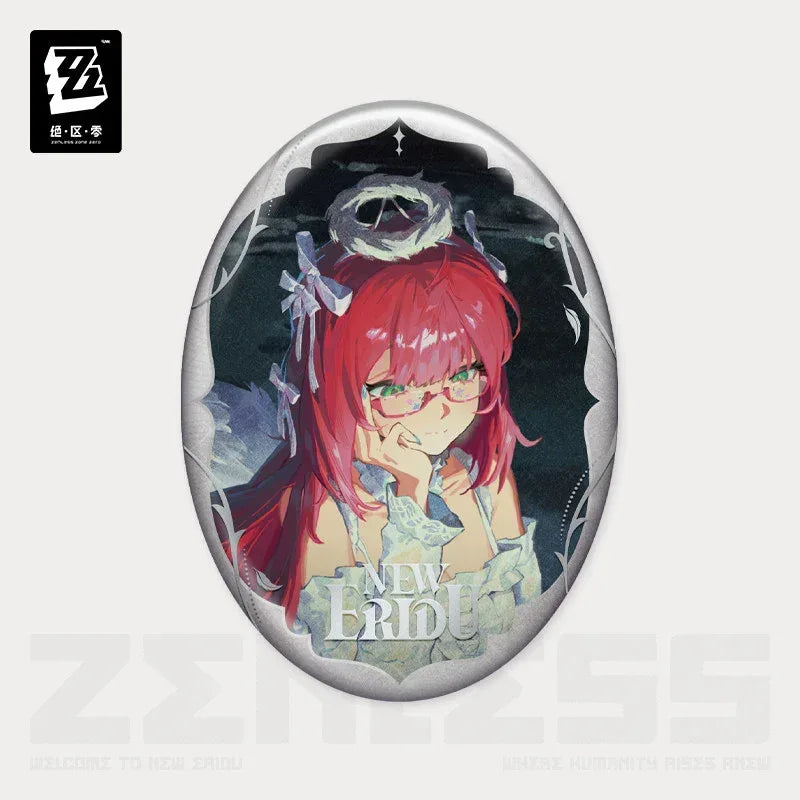 Zenless Zone Zero Concerto Channel Series Dying Surge Merch Badge - Ukinami Yuzuha ACG Go Anime www.acg-go.com Alice Thymefield, Art Decor, Badge, Belle, Komano Manato, Mouse Pad, Postcard, Stand, Ukinami Yuzuha, Zenless Zone Zero