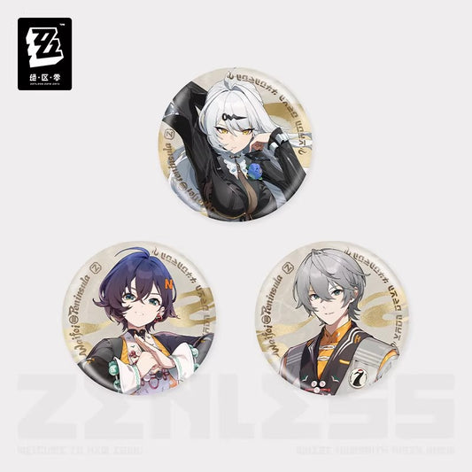 Zenless Zone Zero Eridu Fashion Series Vol. 2 Tinplate Badge