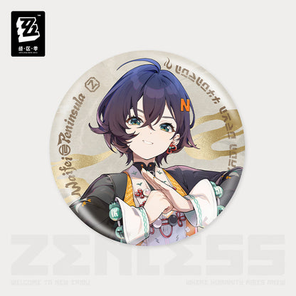 Zenless Zone Zero Eridu Fashion Series Vol. 2 Tinplate Badge