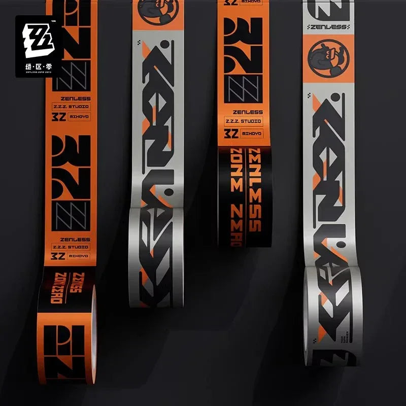 Zenless Zone Zero Urban Kit Series Packing Tape (Orange, Silver) Silver ACG Go Anime www.acg-go.com Office Supply, Tape, Zenless Zone Zero
