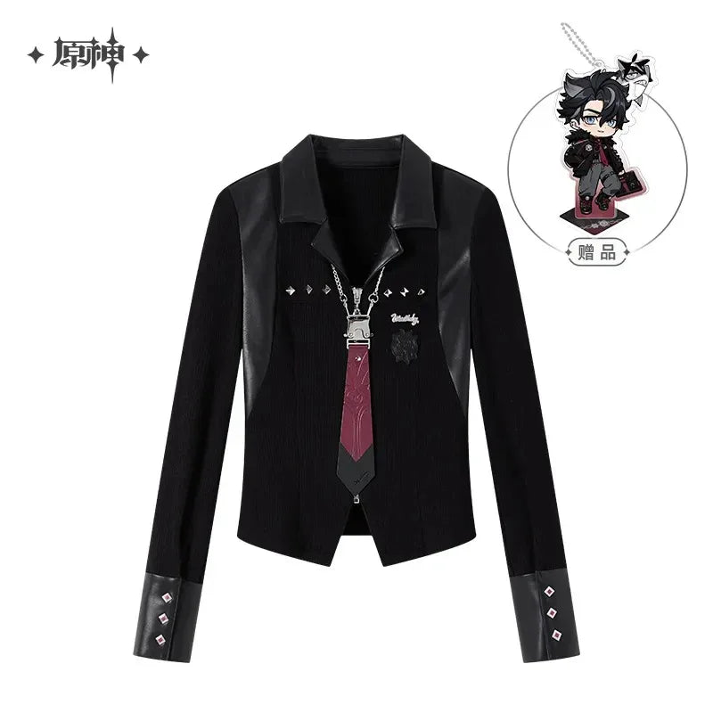 Wriothesley Theme Impression Series Knitted Shirts Genshin Impact M ACG Go Anime www.acg-go.com Apparel, Shirt, Wriothesley