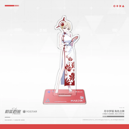 Blue Archive Moonlit Dream Series Acrylic Stand Ikekura Marina (Qipao Ver.) ACG Go Anime www.acg-go.com Blue Archive, Ikekura Marina, Sashiro Tomoe, Stand