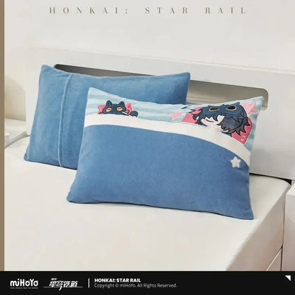 Honkai: Star Rail Boys Dormitory Chibi Household Series Pillowcase