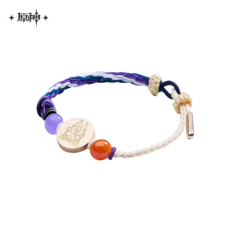 Character Impression Beaded Braided Bracelet