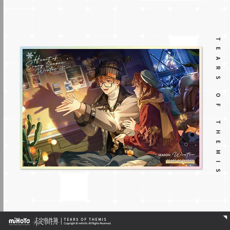 Tears of Themis Heart of Every Seasons Series PET Shikishi Cardboard Luke Pearce ACG Go Anime www.acg-go.com Artem Wing, Cardboard, Luke Pearce, Marius von Hagen, Tears of Themis, Vyn Richter