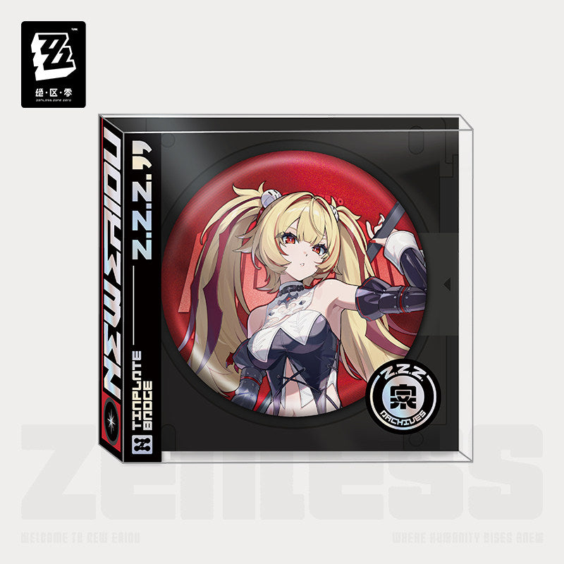 Zenless Zone Zero Artwork Series Tinplate Badge Flint Workshop