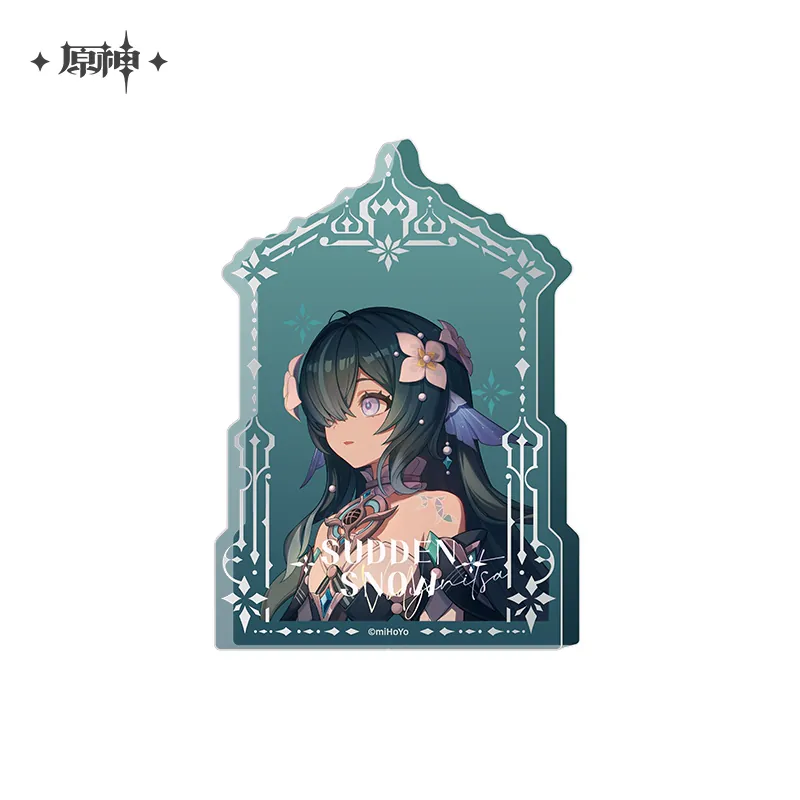 Genshin Impact Sudden Snow Series Merch Thick Acrylic Ornament