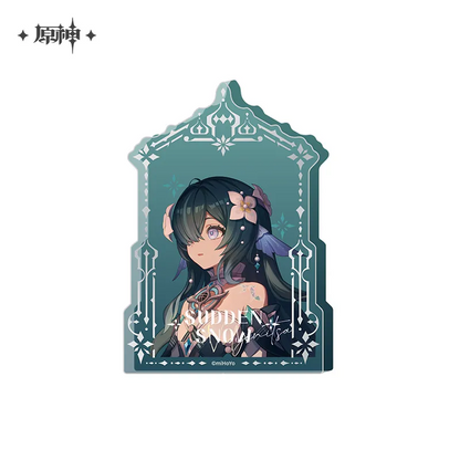 Genshin Impact Sudden Snow Series Merch Thick Acrylic Ornament