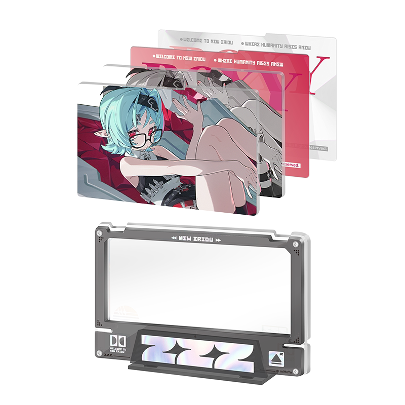 Zenless Zone Zero Mindscape Cinema Series Flint Workshop Compliance Authority Framed Acrylic Insert Set