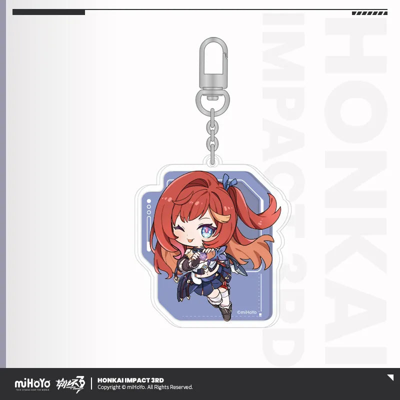 Chibi Series Acrylic Keychain Honkai Impact 3rd
