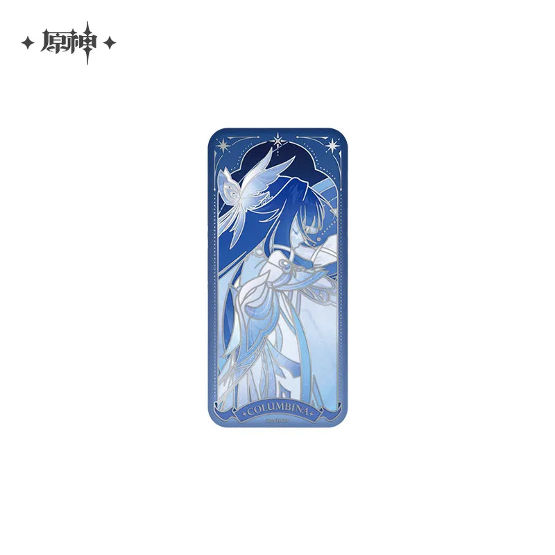 Genshin Impact Selenic Chronicles Series Badge & Commemorative Card Set