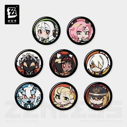 Affinity Excellent Series Agent Avatar Mini Badge Mystery Box Vol.1 Zenless Zone Zero Random One ACG Go Anime www.acg-go.com Anby Demara, Badge, Billy Kid, Lucy, Mystery Box, Nekomiya Mana, Nicole Demara, Piper Wheel, Soldier 11, Soukaku, Zenless Zone Zero