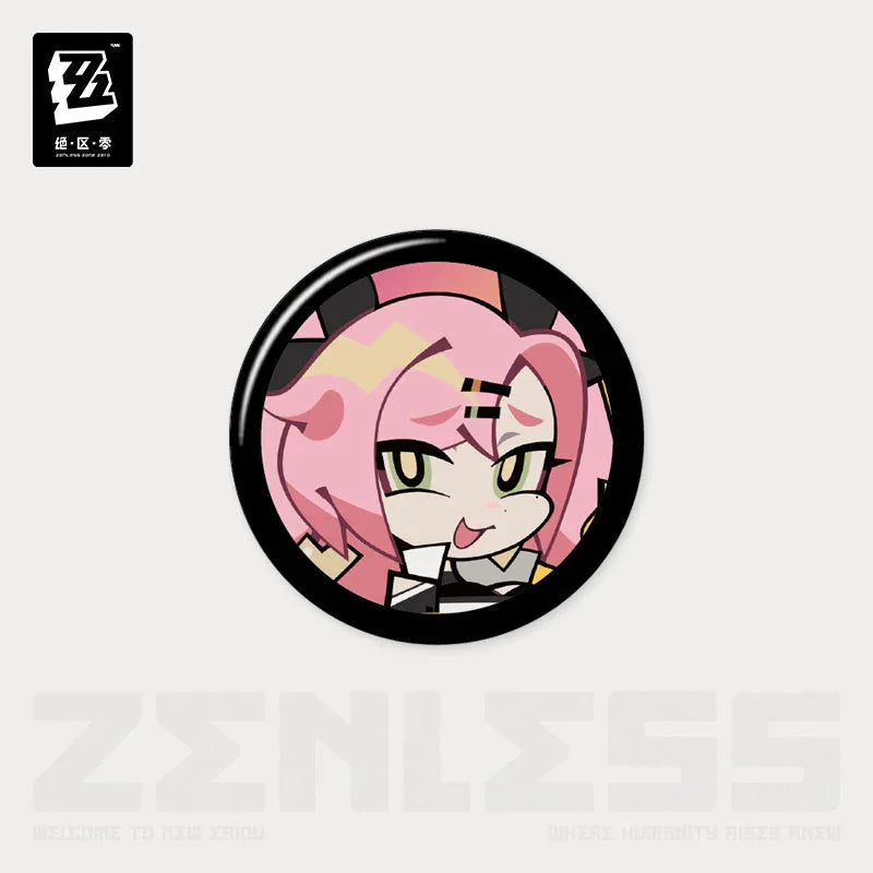 Affinity Excellent Series Agent Avatar Mini Badge Mystery Box Vol.1 Zenless Zone Zero Random One ACG Go Anime www.acg-go.com Anby Demara, Badge, Billy Kid, Lucy, Mystery Box, Nekomiya Mana, Nicole Demara, Piper Wheel, Soldier 11, Soukaku, Zenless Zone Zero