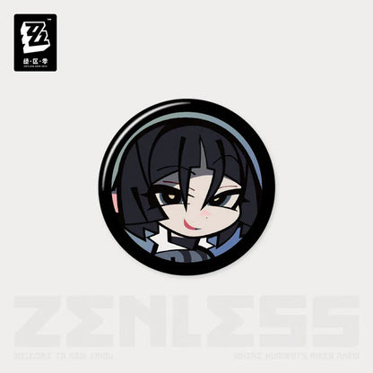 Affinity Excellent Series Agent Avatar Mini Badge Mystery Box Vol.3 Zenless Zone Zero All Set (8 pcs) ACG Go Anime www.acg-go.com Badge, Burnice White, Caesar King, Jane Doe, Lighter, Mystery Box, Qingyi, Seth Lowell, Tsukishiro Yanagi, Zenless Zone Zero, Zhu Yuan