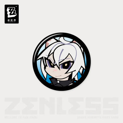 Affinity Excellent Series Agent Avatar Mini Badge Mystery Box Vol.3 Zenless Zone Zero All Set (8 pcs) ACG Go Anime www.acg-go.com Badge, Burnice White, Caesar King, Jane Doe, Lighter, Mystery Box, Qingyi, Seth Lowell, Tsukishiro Yanagi, Zenless Zone Zero, Zhu Yuan