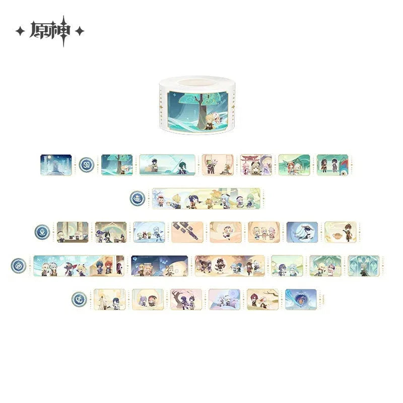 Dream Of Roving Stars Series Washi Tape Genshin Impact Tape ACG Go Anime www.acg-go.com Stationary
