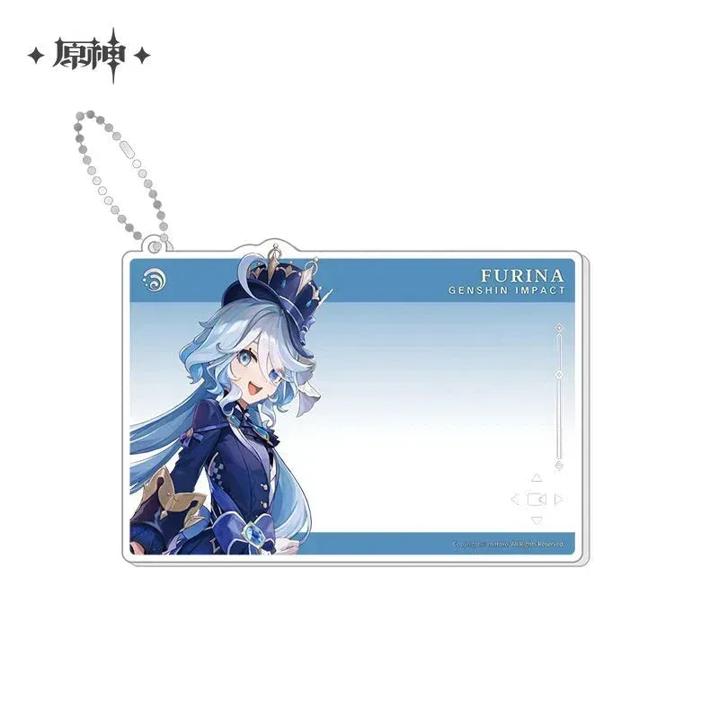 Genshin Impact Anniversary Celebration Series Acrylic Photo Card Third Anniversary - Furina ACG Go Anime www.acg-go.com Aether, Art Decor, Furina, Lumine, Nahida, Paimon, Pendant & Keychain, Venti, Zhongli