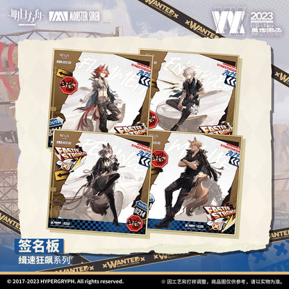Faster Strong Series Art Card Arknights ACG Go Anime