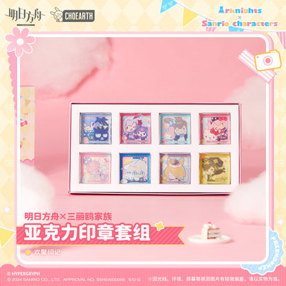 arknights x sanrio gathering mark acrylic steal set ACG GO