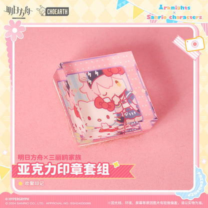 arknights x sanrio gathering mark acrylic steal set ACG GO