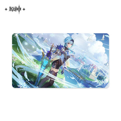 Gaming Mouse Pad Vol 1 Genshin Impact Dance of the Shimmering Wave ACG Go Anime www.acg-go.com Aether, Barbara, Eula, Event Artwork, Gaming Mouse Pad, Jean, Kaedehara Kazuha, Lumine, Office Supply, Tartaglia, Zhongli