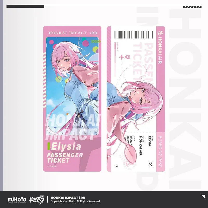 Autumn Festival Series Laser Ticket Honkai Impact 3rd Elysia ACG Go Anime www.acg-go.com Elysia, Kiana, Senadina, spo-cs-disabled, spo-default, spo-enabled, spo-notify-me-enabled, Ticket