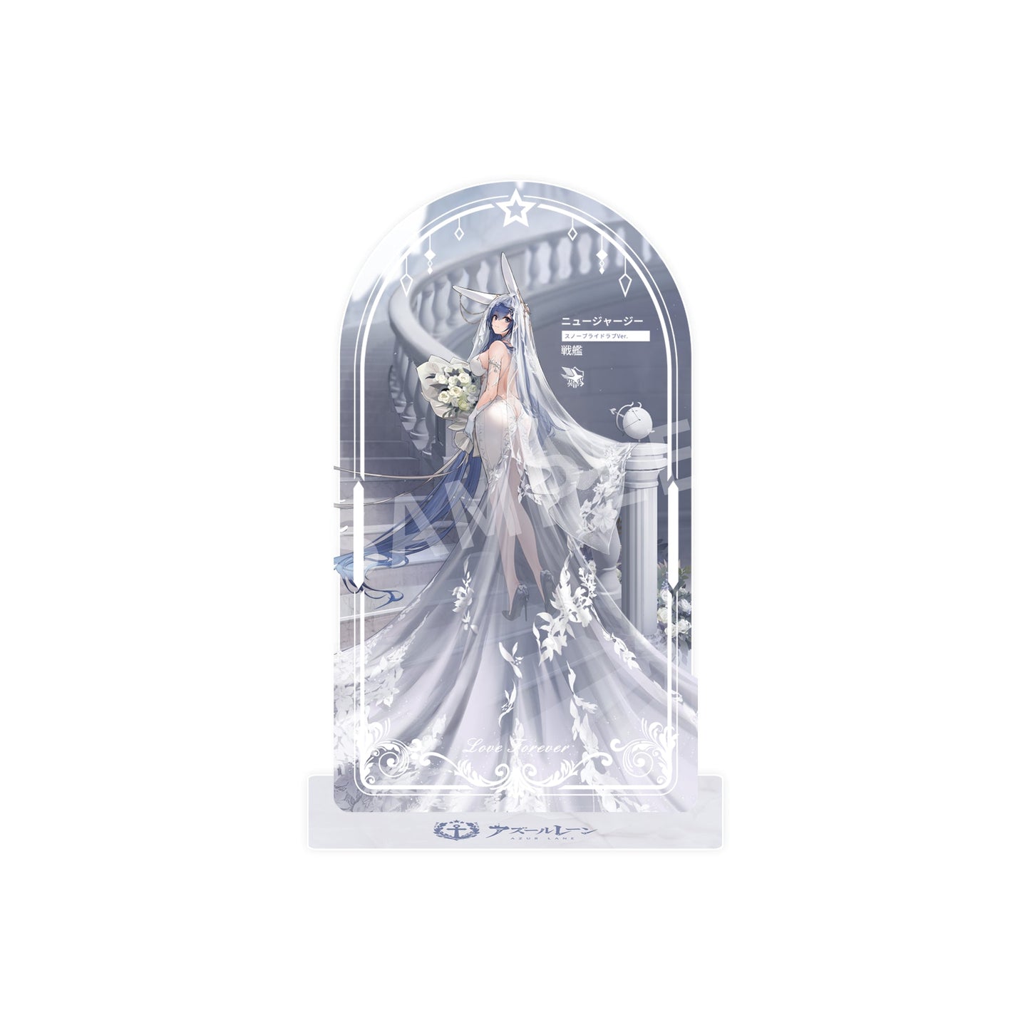 azur lane new jersey white ceremony ver 1 7 static figure ACG GO