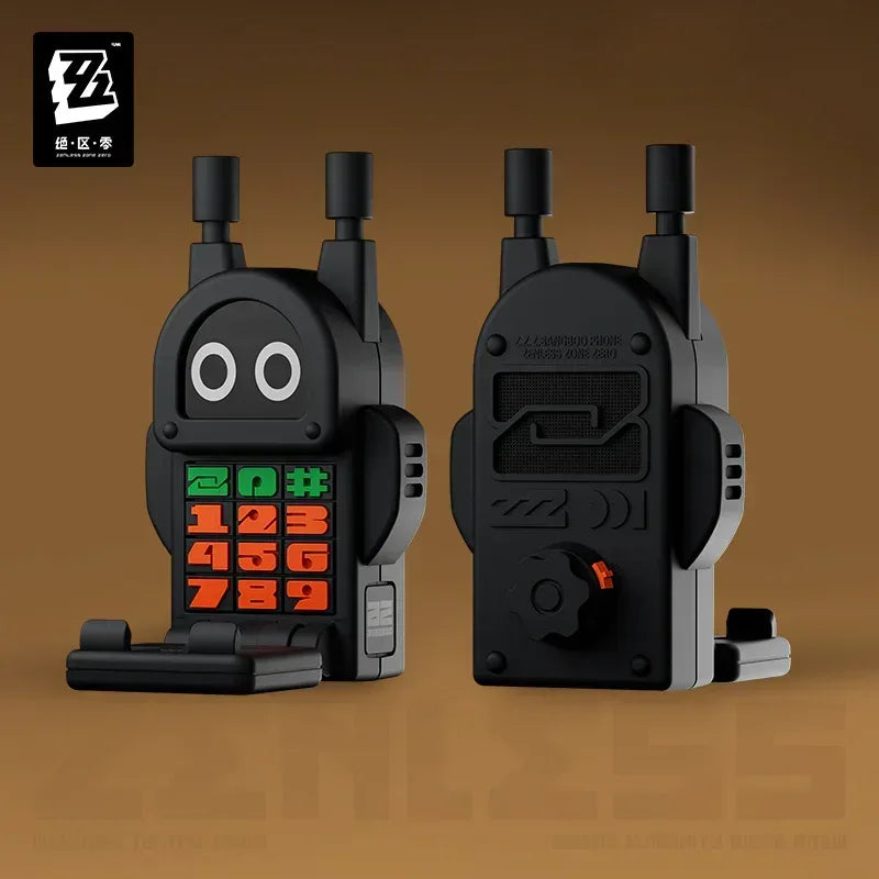 Zenless Zone Zero En-Nah On The Table Series Bangboo Walkie-Talkies Phone Holder Black ACG Go Anime www.acg-go.com Electronics, Household, Phone Holder, Zenless Zone Zero