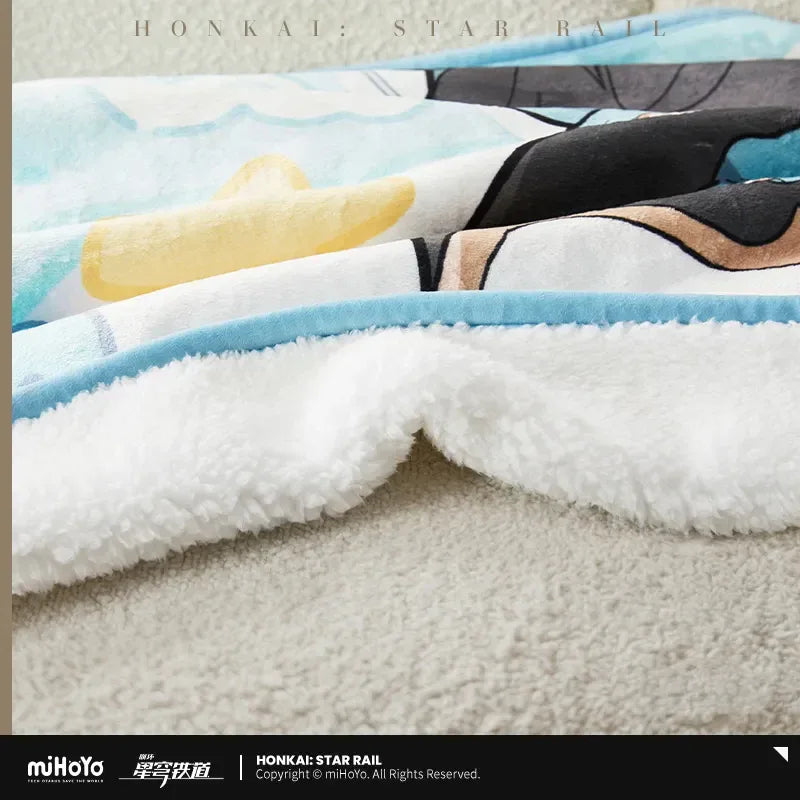 Honkai: Star Rail Boys Dormitory Chibi Household Series Blanket
