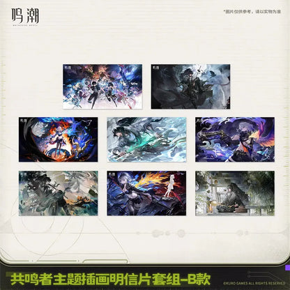 Wuthering Waves Resonator Theme Illustrated Postcard Set C ACG Go Anime www.acg-go.com Postcard, Wuthering Waves
