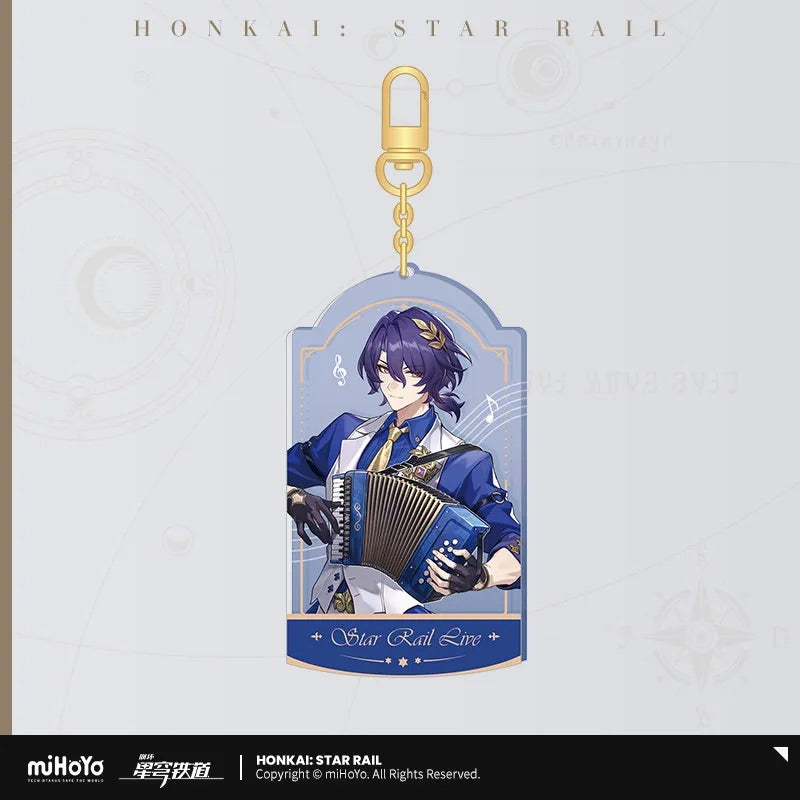 LIVE Series Quicksand Acrylic Keychain