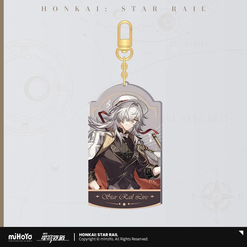 LIVE Series Quicksand Acrylic Keychain