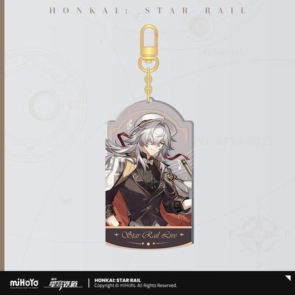 LIVE Series Quicksand Acrylic Keychain