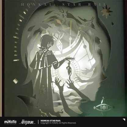 Anaxa's Parapsychology Experiment Shadow Box Paper Lamp