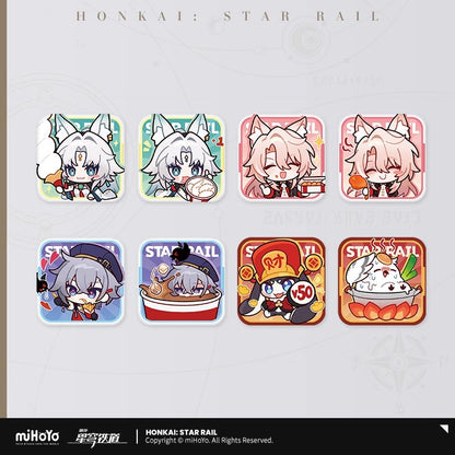 Honkai: Star Rail x KFC 2025 Series Chibi Emoji Tinplate Badge