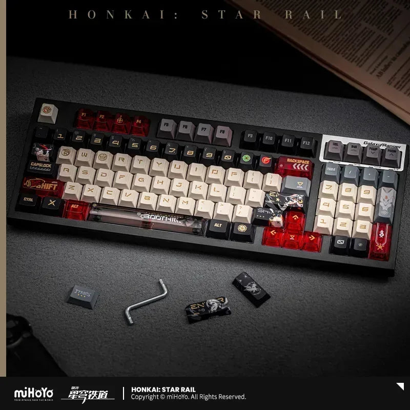 Honkai: Star Rail Boothill Mechanical Keyboard Red Switch ACG Go Anime www.acg-go.com Boothill, Honkai: Star Rail, Keyboard, Mechanical Keyboard
