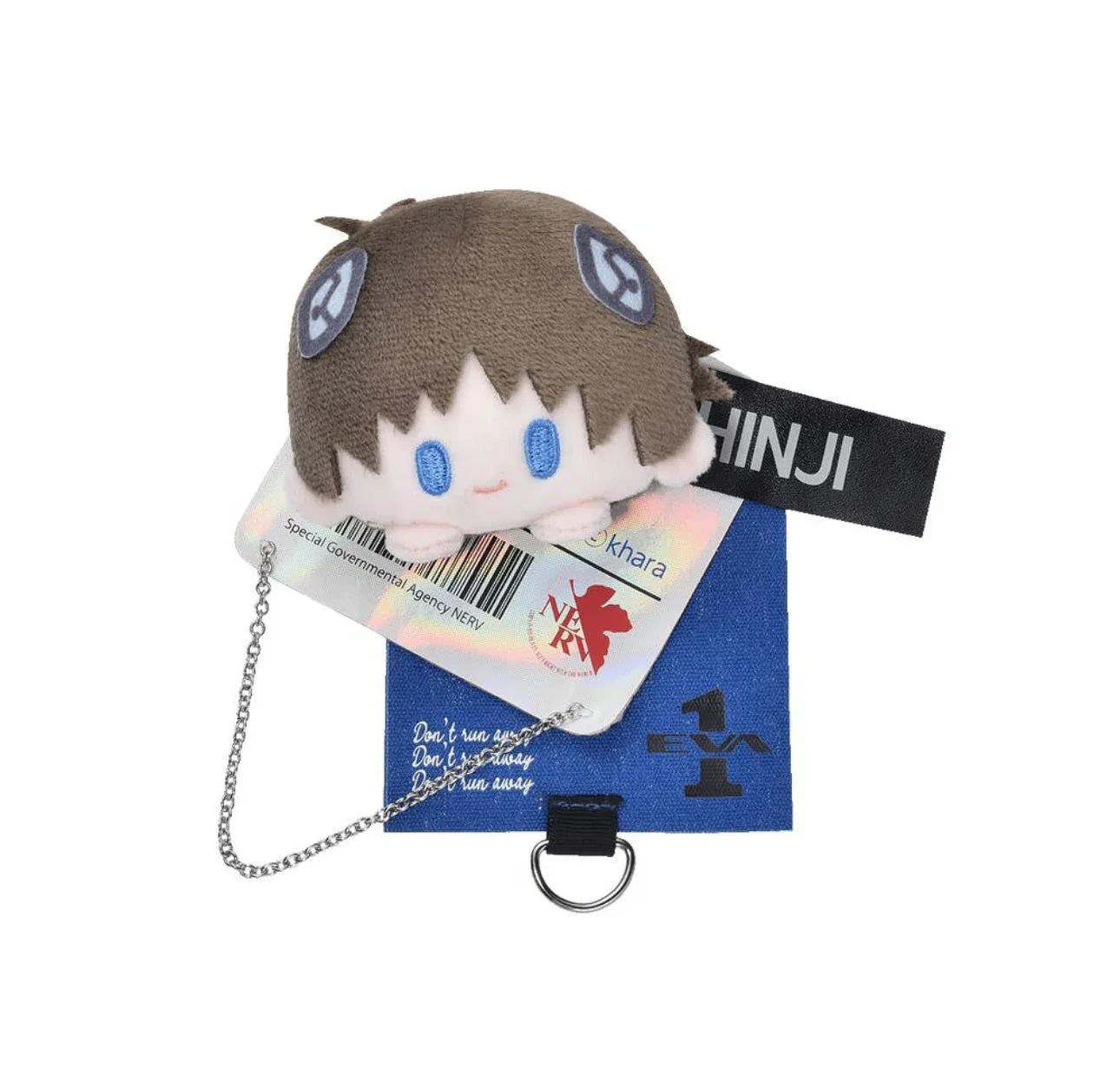 BEMOE Neon Genesis Super Cute Plush Badge Evangelion Kaworu Nagisa ACG Go Anime www.acg-go.com Badge, Ikari Shinji, Kaworu Nagisa, Mari Makinami, Neon Genesis Evangelion, Plush