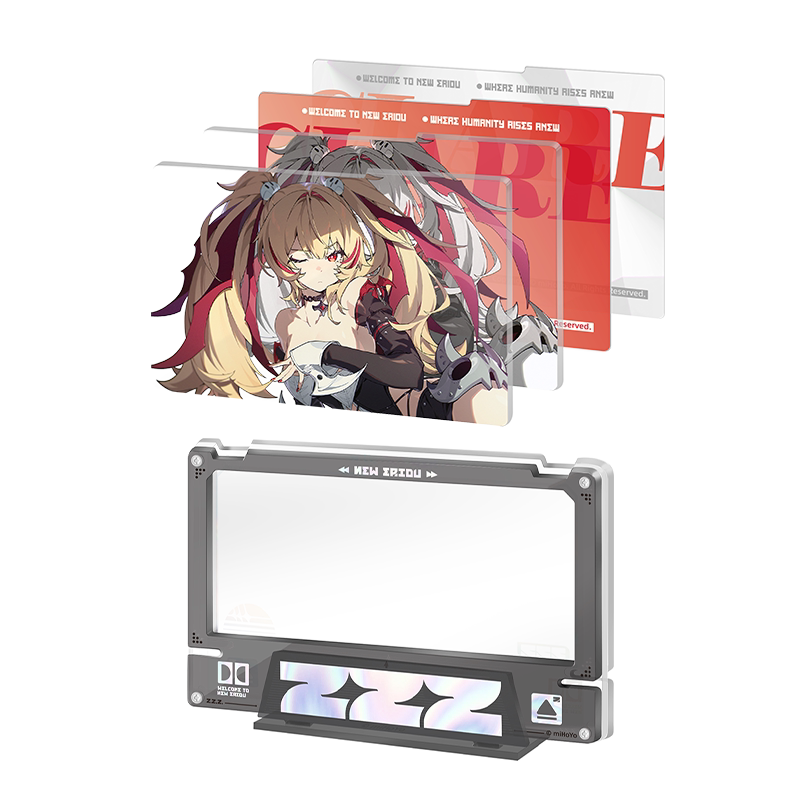 Zenless Zone Zero Mindscape Cinema Series Flint Workshop Compliance Authority Framed Acrylic Insert Set