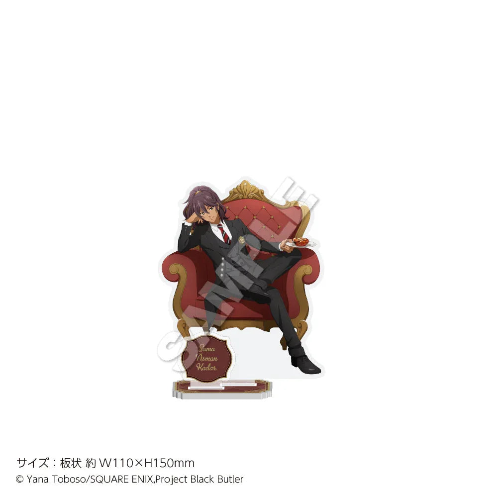 Black Butler Public School Arc Acrylic Stand Soma Asman Kadar ACG Go Anime www.acg-go.com Ciel Phantomhive, Sebastian Michaelis, Soma Asman Kadar, Standee
