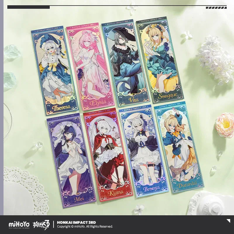 Fanglin Mengyao Series Laser Ticket Honkai Impact 3rd Raiden Mei ACG Go Anime www.acg-go.com Bronya, Durandal, Kiana, Raiden Mei, Ticket