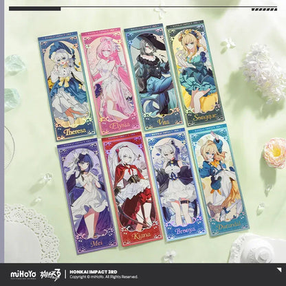 Fanglin Mengyao Series Laser Ticket Honkai Impact 3rd Raiden Mei ACG Go Anime www.acg-go.com Bronya, Durandal, Kiana, Raiden Mei, Ticket