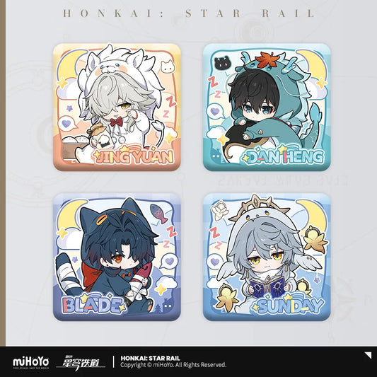 boys dormitory series chibi square badge ACG GO