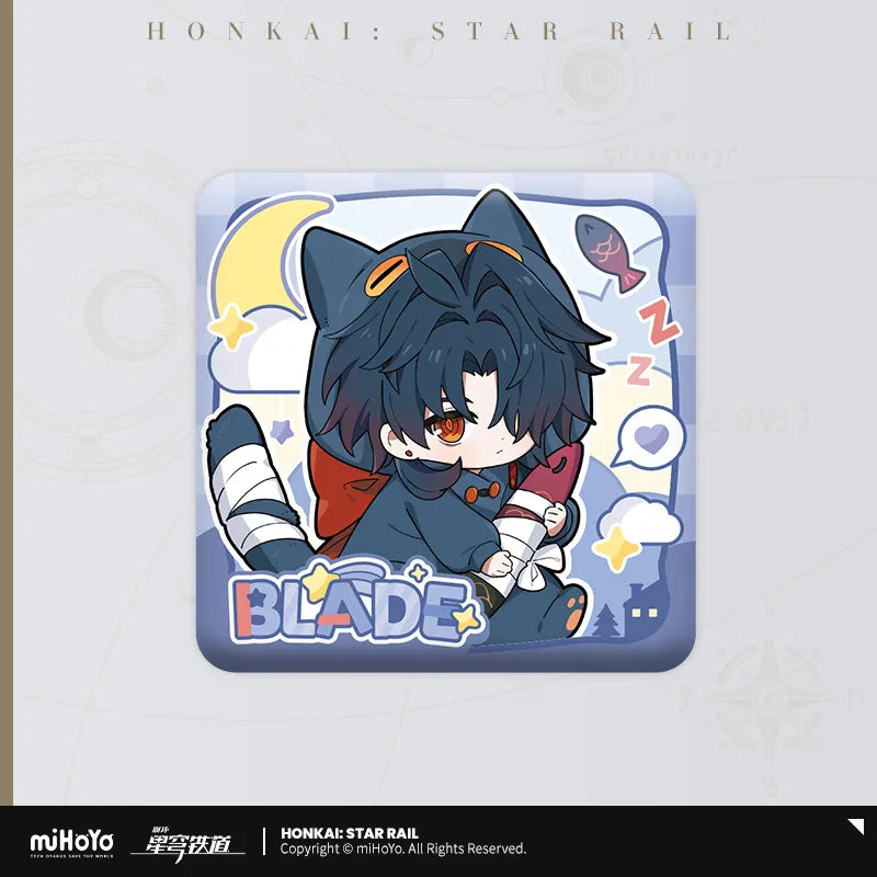 boys dormitory series chibi square badge ACG GO