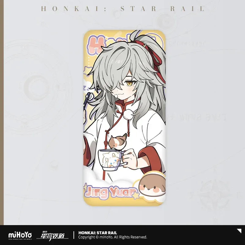 Boys Dormitory Series Square Badge Honkai: Star Rail Jing Yuan ACG Go Anime www.acg-go.com Badge, Blade, Dan Heng, Jing Yuan, Sunday