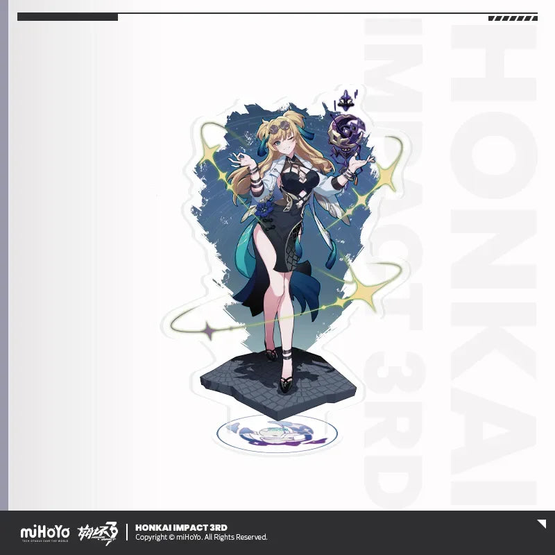 Stigmata Series Acrylic Stand Vol.2 Honkai Impact 3rd Songque: Fear Gathering ACG Go Anime www.acg-go.com Coralie, Helia, Honkai Impact 3rd, Seele, Senadina, Songque, Thelema, Theresa, Vita