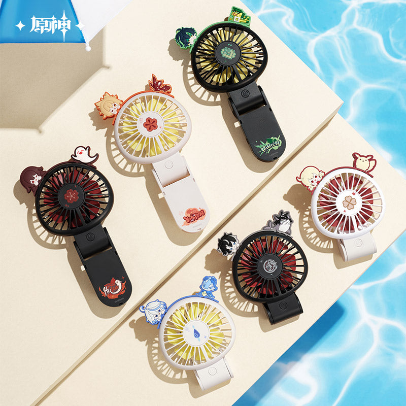 Genshin Impact Midsummer Party Series Foldable Portable Handheld Fan