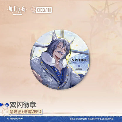 Arknights Glittering Shikishi Badge (Ray / Mudrock / Tequila / Harold / Diamante) Harold ACG Go Anime www.acg-go.com Arknights, Badge, Diamante, Harold, Mudrock, Ray, Tequila